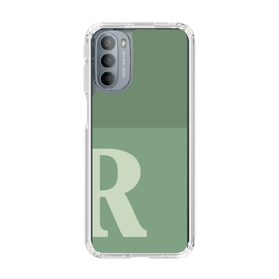 Slim Protection Case［ Original - initial two tone - R green ］