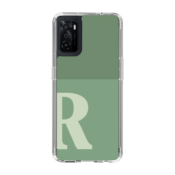 Slim Protection Case［ Original - initial two tone - R green ］