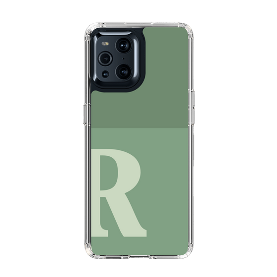 Slim Protection Case［ Original - initial two tone - R green ］