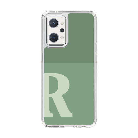 Slim Protection Case［ Original - initial two tone - R green ］