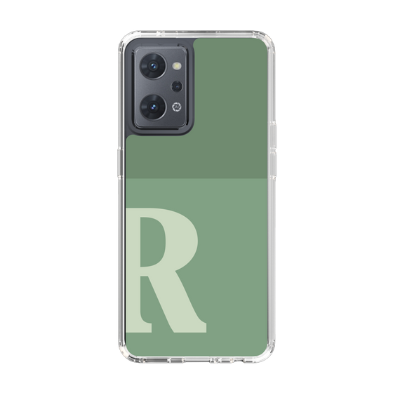 Slim Protection Case［ Original - initial two tone - R green ］