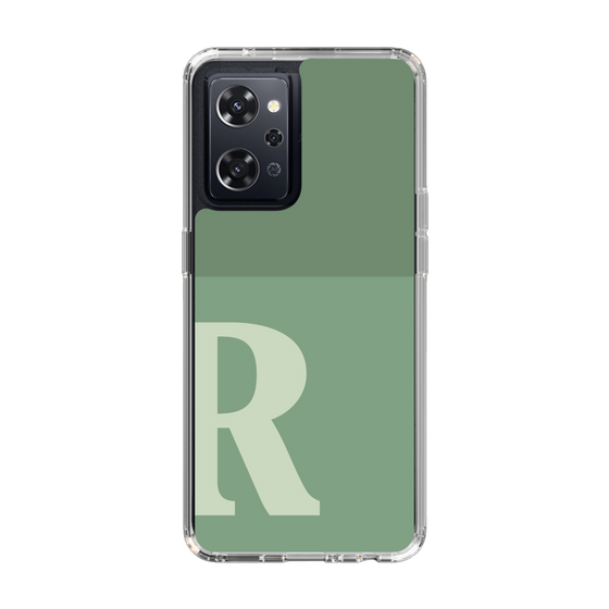 Slim Protection Case［ オリジナル - initial two tone - R green ］