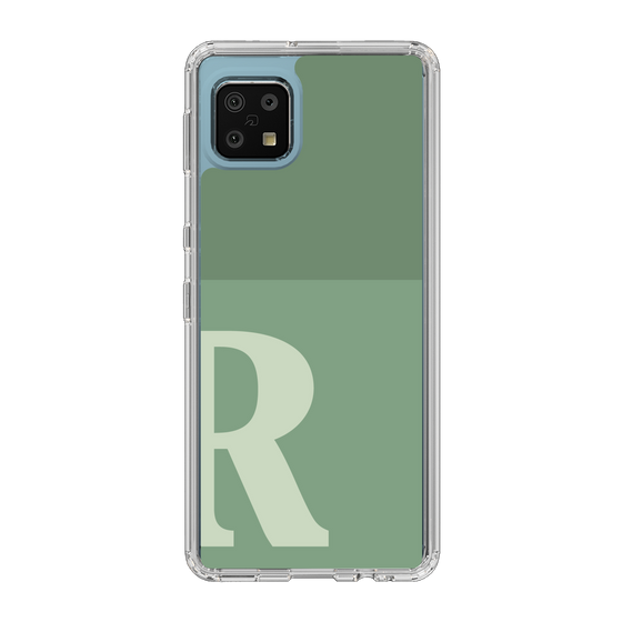 Slim Protection Case［ Original - initial two tone - R green ］