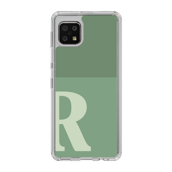 Slim Protection Case［ Original - initial two tone - R green ］