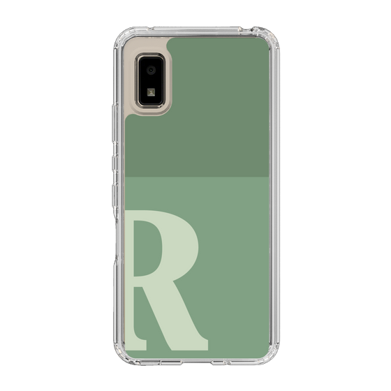 Slim Protection Case［ Original - initial two tone - R green ］