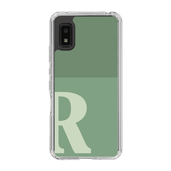 Slim Protection Case［ Original - initial two tone - R green ］