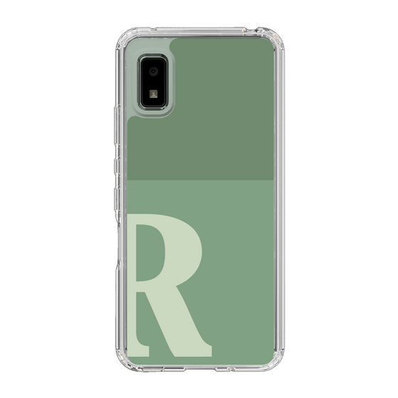 Slim Protection Case［ Original - initial two tone - R green ］