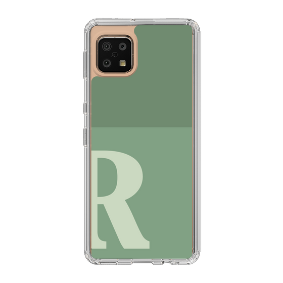 Slim Protection Case［ Original - initial two tone - R green ］