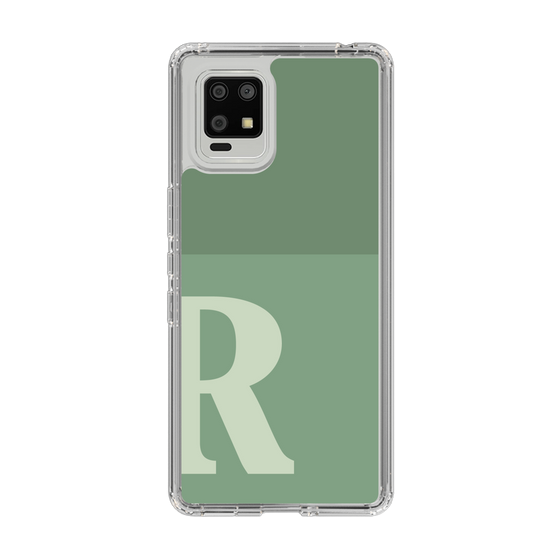 Slim Protection Case［ Original - initial two tone - R green ］