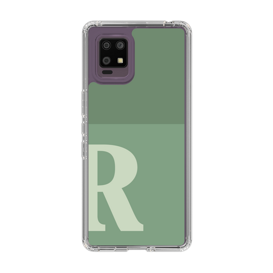 Slim Protection Case［ Original - initial two tone - R green ］