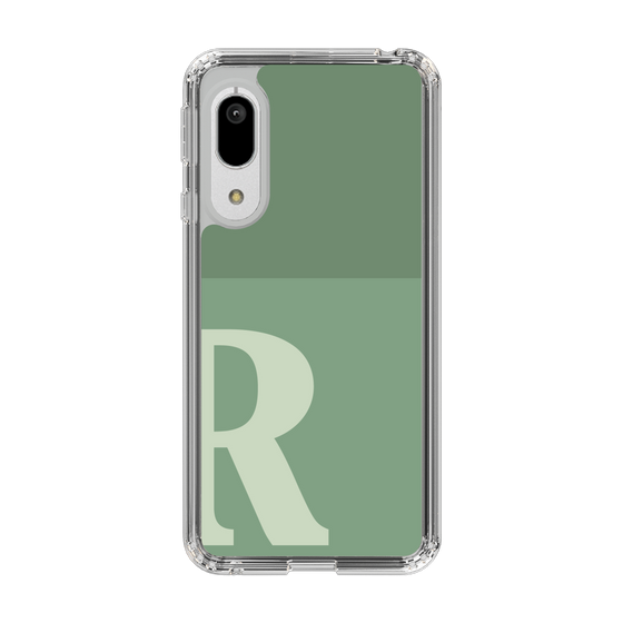 Slim Protection Case［ Original - initial two tone - R green ］