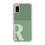 Slim Protection Case［ Original - initial two tone - R green ］