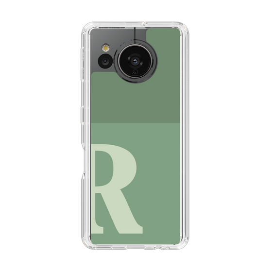 Slim Protection Case［ Original - initial two tone - R green ］