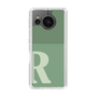Slim Protection Case［ Original - initial two tone - R green ］