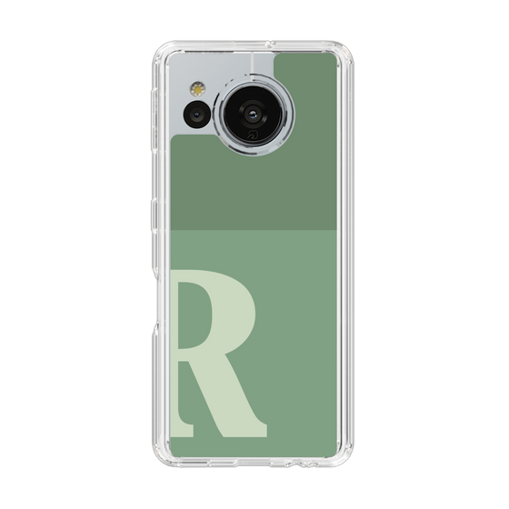 Slim Protection Case［ Original - initial two tone - R green ］