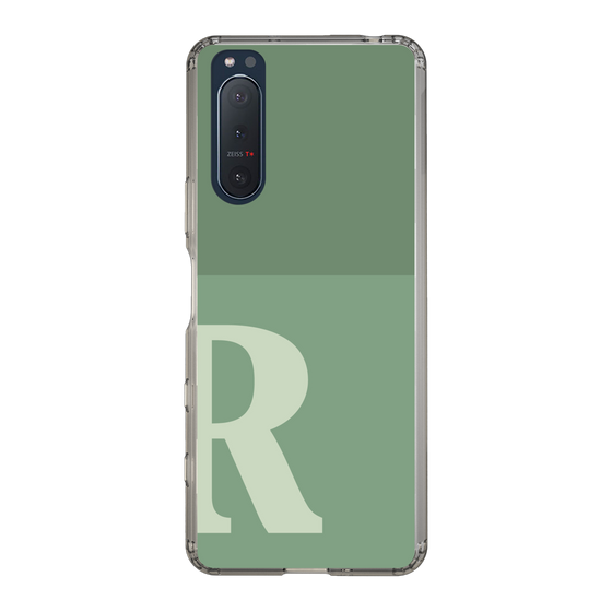 Slim Protection Case［ Original - initial two tone - R green ］