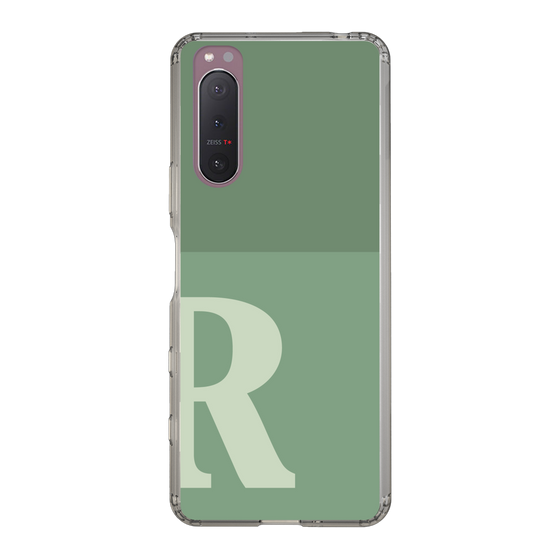 Slim Protection Case［ Original - initial two tone - R green ］
