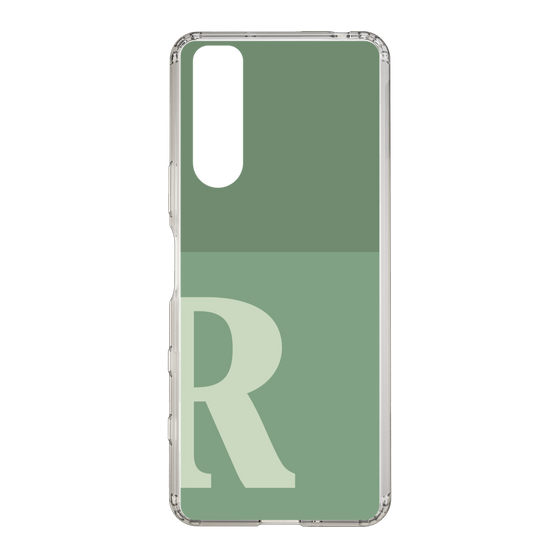 Slim Protection Case［ Original - initial two tone - R green ］
