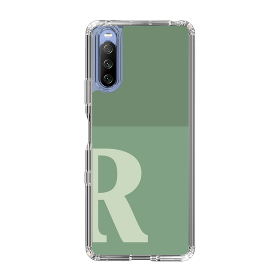 Slim Protection Case［ Original - initial two tone - R green ］