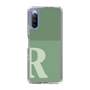 Slim Protection Case［ Original - initial two tone - R green ］