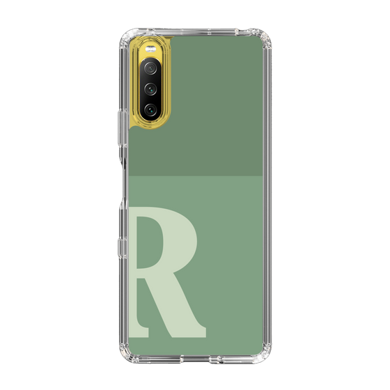 Slim Protection Case［ Original - initial two tone - R green ］