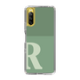 Slim Protection Case［ Original - initial two tone - R green ］