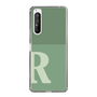 Slim Protection Case［ Original - initial two tone - R green ］
