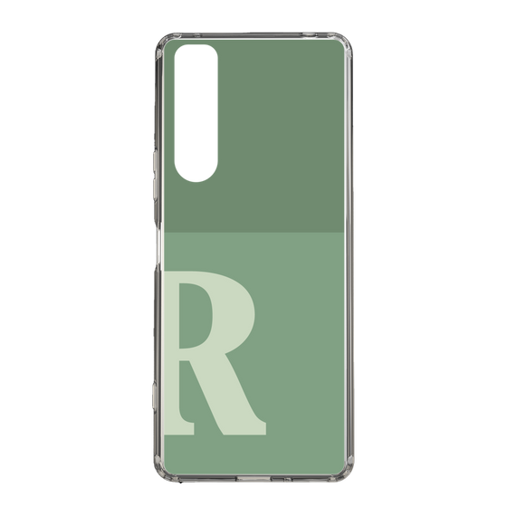 Slim Protection Case［ Original - initial two tone - R green ］