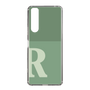 Slim Protection Case［ Original - initial two tone - R green ］