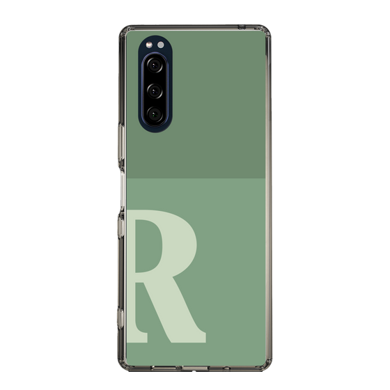 Slim Protection Case［ Original - initial two tone - R green ］
