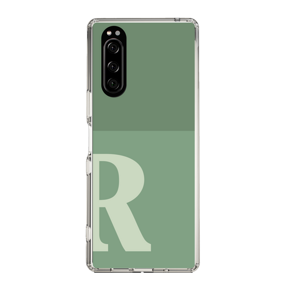 Slim Protection Case［ Original - initial two tone - R green ］
