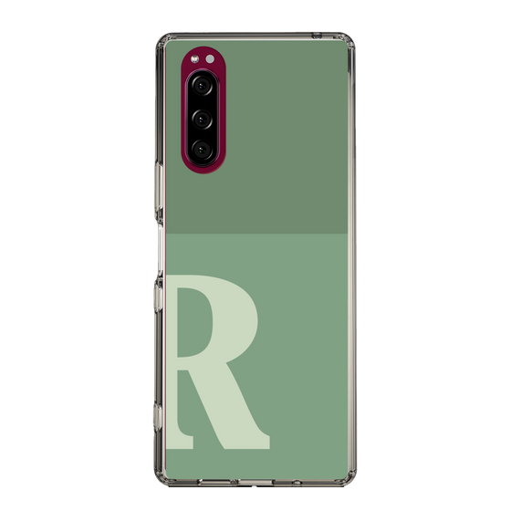 Slim Protection Case［ Original - initial two tone - R green ］