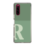 Slim Protection Case［ Original - initial two tone - R green ］