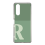 Slim Protection Case［ Original - initial two tone - R green ］