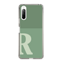 Slim Protection Case［ Original - initial two tone - R green ］