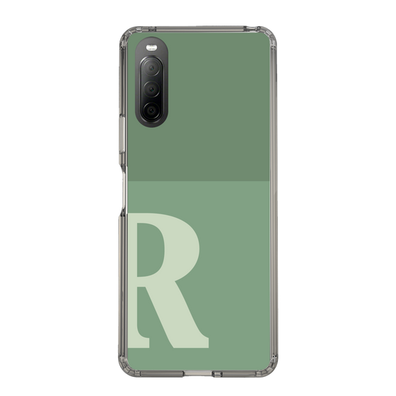 Slim Protection Case［ Original - initial two tone - R green ］