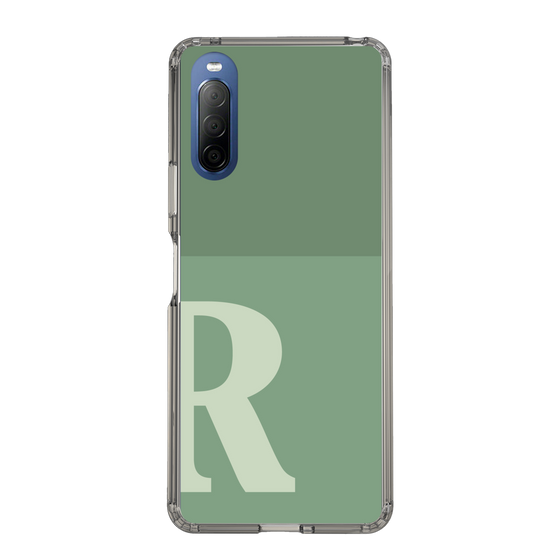 Slim Protection Case［ Original - initial two tone - R green ］
