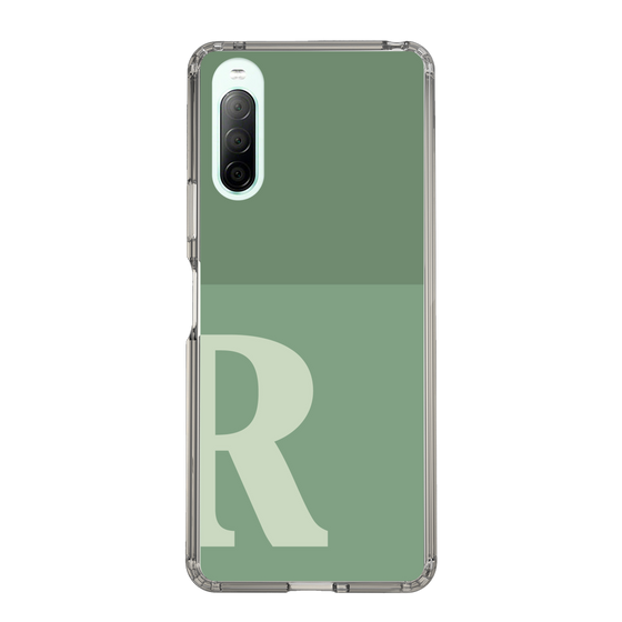 Slim Protection Case［ Original - initial two tone - R green ］