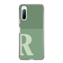 Slim Protection Case［ Original - initial two tone - R green ］
