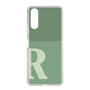 Slim Protection Case［ Original - initial two tone - R green ］