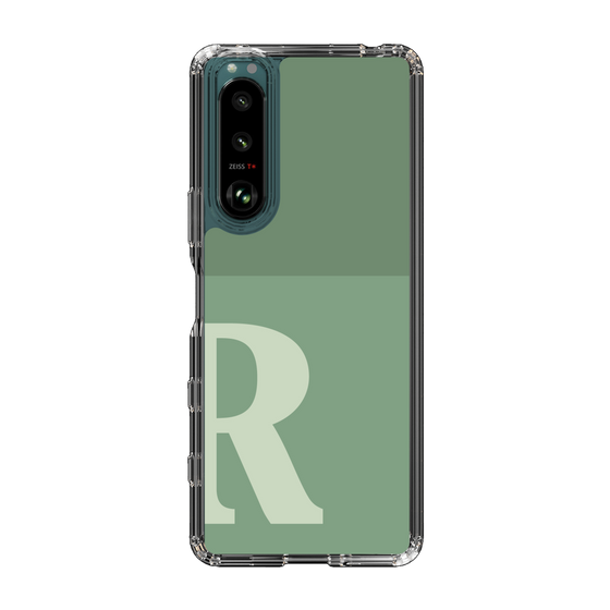 Slim Protection Case［ Original - initial two tone - R green ］