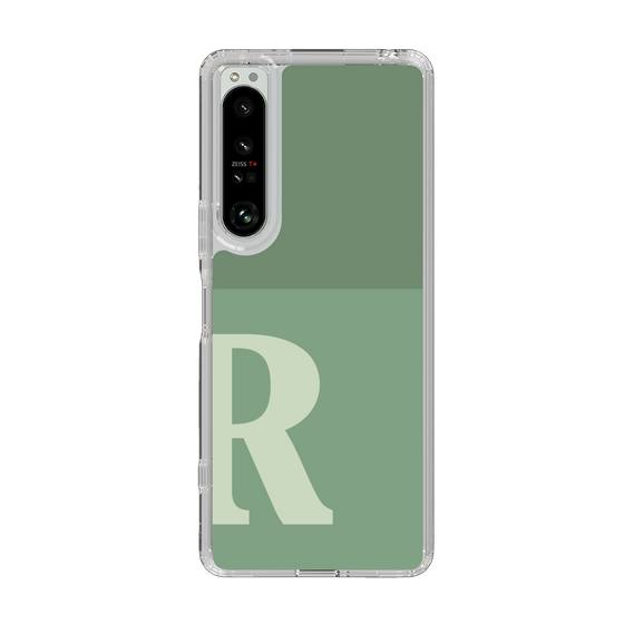 Slim Protection Case［ Original - initial two tone - R green ］