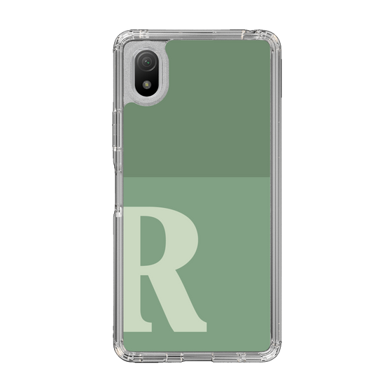 Slim Protection Case［ Original - initial two tone - R green ］