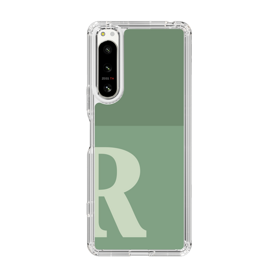 Slim Protection Case［ Original - initial two tone - R green ］