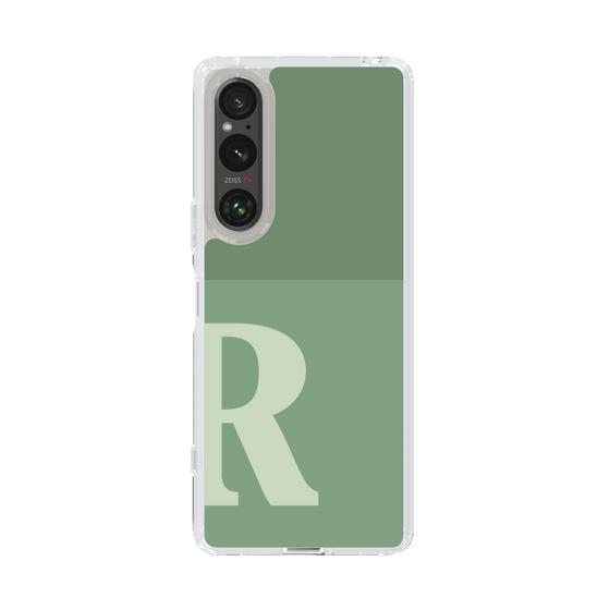 Slim Protection Case［ Original - initial two tone - R green ］