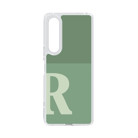 Slim Protection Case［ Original - initial two tone - R green ］