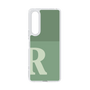 Slim Protection Case［ Original - initial two tone - R green ］