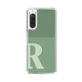 Slim Protection Case［ Original - initial two tone - R green ］