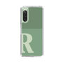 Slim Protection Case［ Original - initial two tone - R green ］