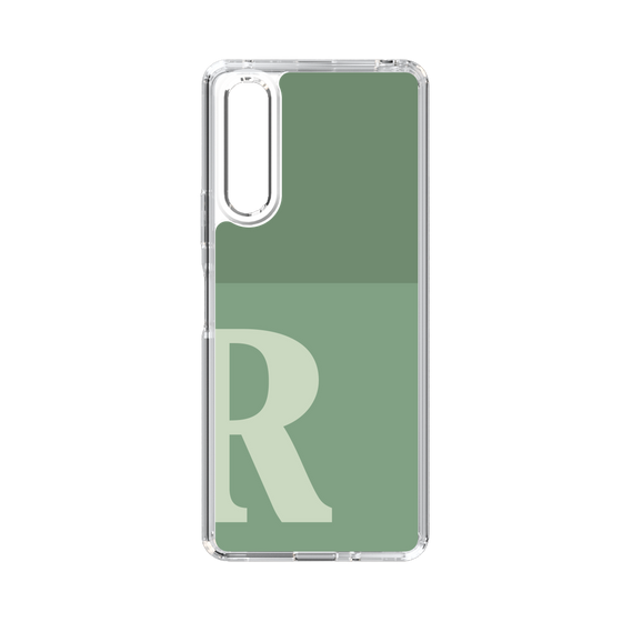 Slim Protection Case［ Original - initial two tone - R green ］